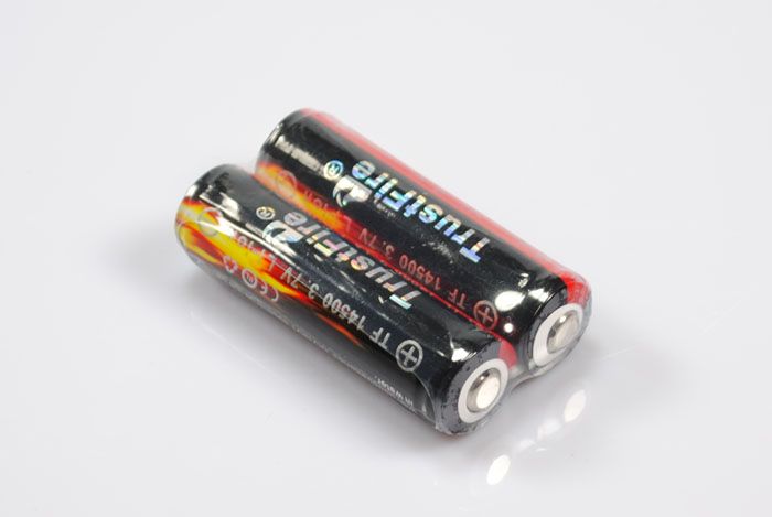 TrustFire 14500 Oplaadbare Li-ion accu 900mAh Hoge capaciteit Milieuvriendelijk Veelzijdig accupaar