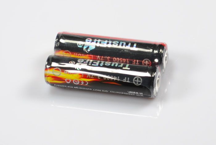 TrustFire 14500 Oplaadbare Li-ion accu 900mAh Hoge capaciteit Milieuvriendelijk Veelzijdig accupaar