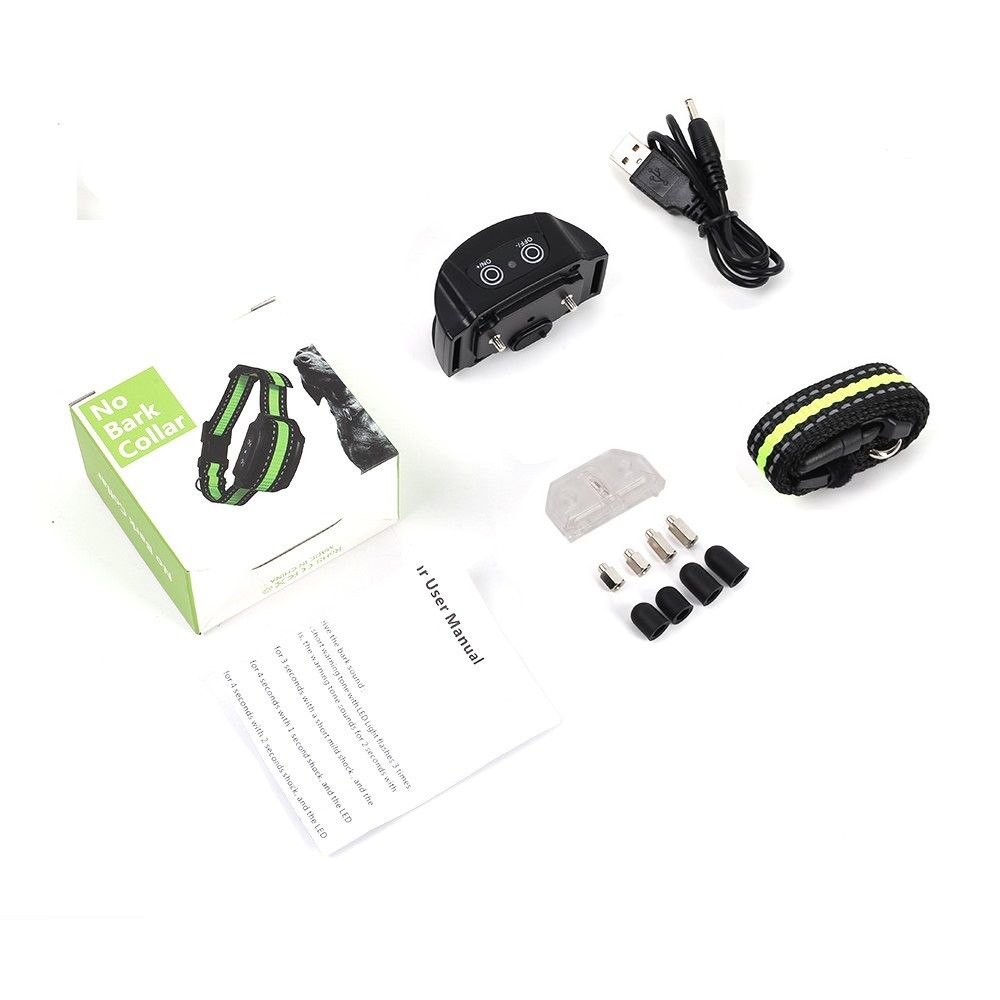 Intelligent anti-blafapparaat voor honden USB elektrische ultrasone halsband humane trainingshulpmiddel voor een rustig thuis