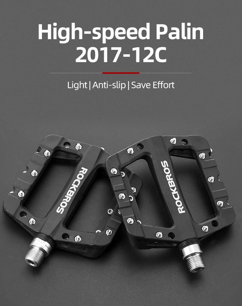ROCKBROS Ultralicht Fietspedalen Nylon Fietsonderdelen MTB BMX Weg Antislip Nagels Hoogwaardige Kwaliteit