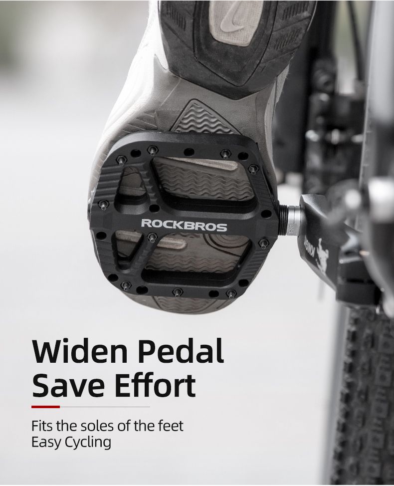ROCKBROS Ultralicht Fietspedalen Nylon Fietsonderdelen MTB BMX Weg Antislip Nagels Hoogwaardige Kwaliteit