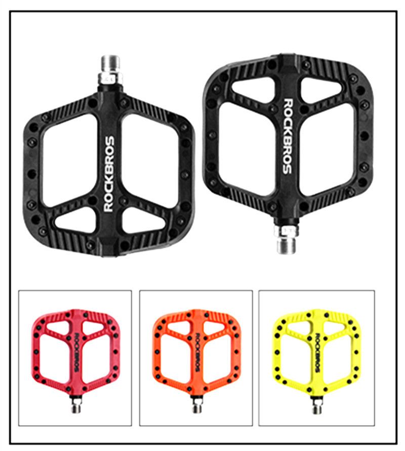 ROCKBROS Ultralicht Fietspedalen Nylon Fietsonderdelen MTB BMX Weg Antislip Nagels Hoogwaardige Kwaliteit