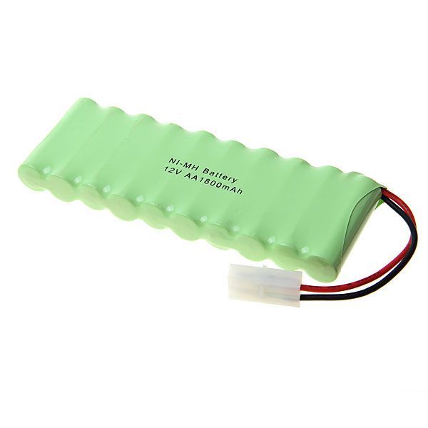 Milieuvriendelijk 12V AA 1800mAh Ni-MH oplaadbaar accupakket voor duurzame speelgoedauto en afstandsbediening