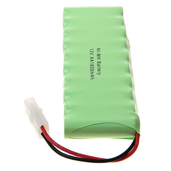 Milieuvriendelijk 12V AA 1800mAh Ni-MH oplaadbaar accupakket voor duurzame speelgoedauto en afstandsbediening