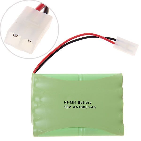 12V AA 1800mAh Ni-MH oplaadbaar accupakket hoge capaciteit milieuvriendelijk voor speelgoed en camera's