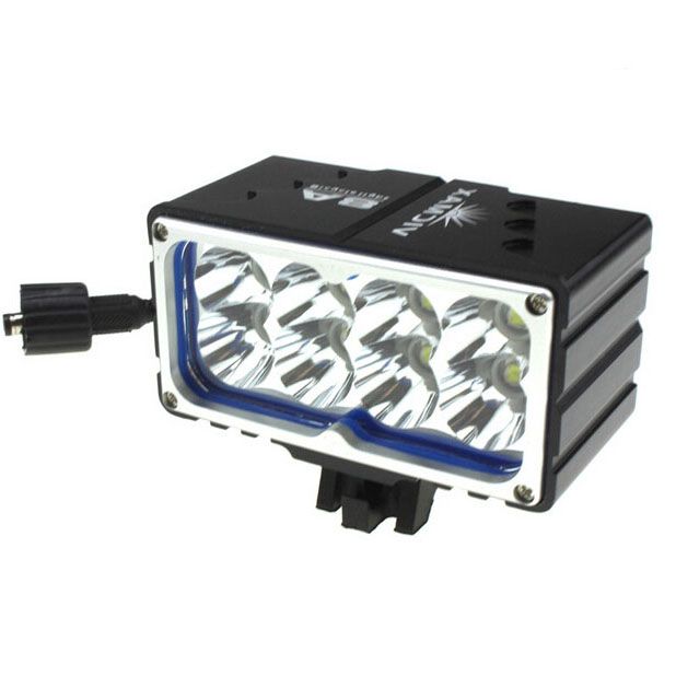 Vicmax 8L2 Fietslamp 10000 Lumen LED-koplamp met oplaadbare batterij, 3 standen voor nachtelijk fietsen