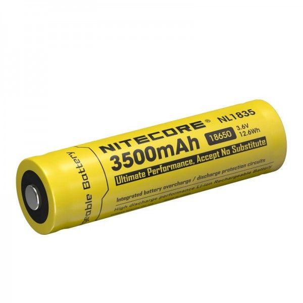 Nitecore 18650 NL1835 3500mAh Li-ion oplaadbare batterij voor langdurige stroom en betrouwbare prestaties