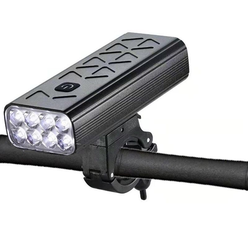 NiteBeam BR08 Fietslampen 10000 Lumen USB Oplaadbare Felle Fietslamp voor Stadsfietsen en Bergpaden