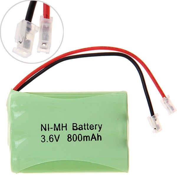 Ni-MH AAA 3.6V 800mAh oplaadbare accu voor draadloze telefoon