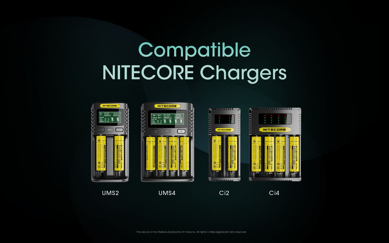 Nitecore 18650 NL1836 3600mAh Li-ion Oplaadbare Batterij