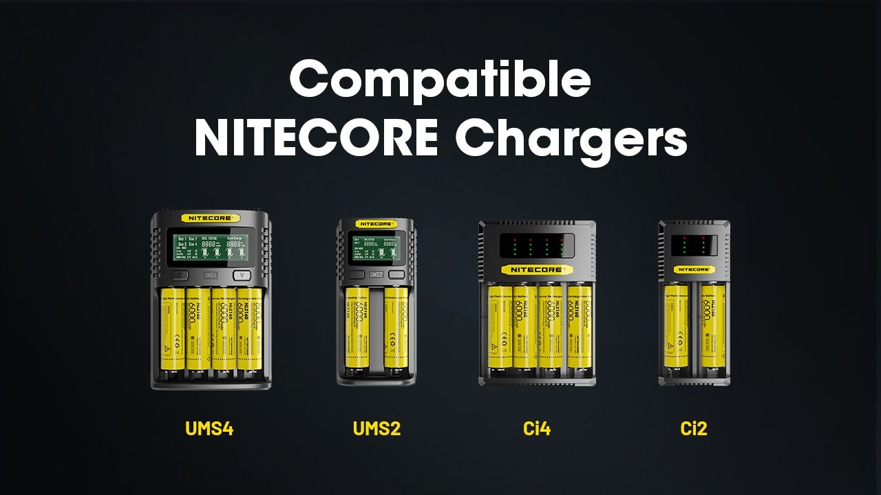 NITECORE NL2160 6000mAh 21700 Li-ion oplaadbare batterij