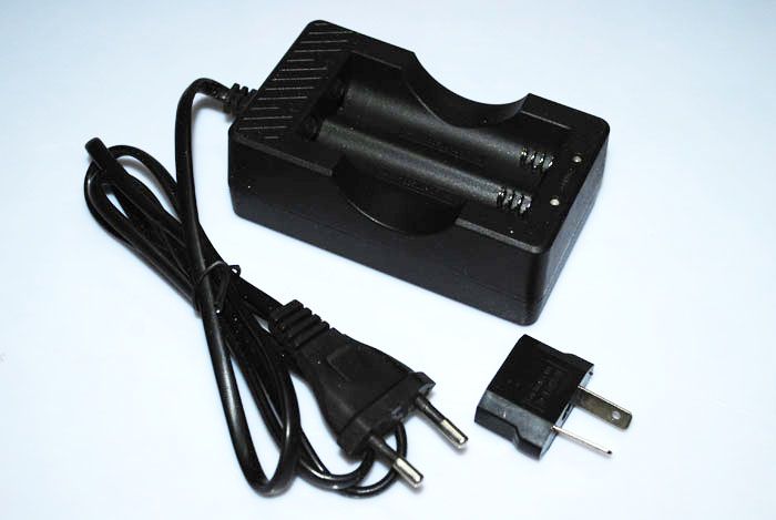 OEM-oplader snellaadoplossing 18650 batterijen dubbele uitgang universele spanning compact technisch accessoire