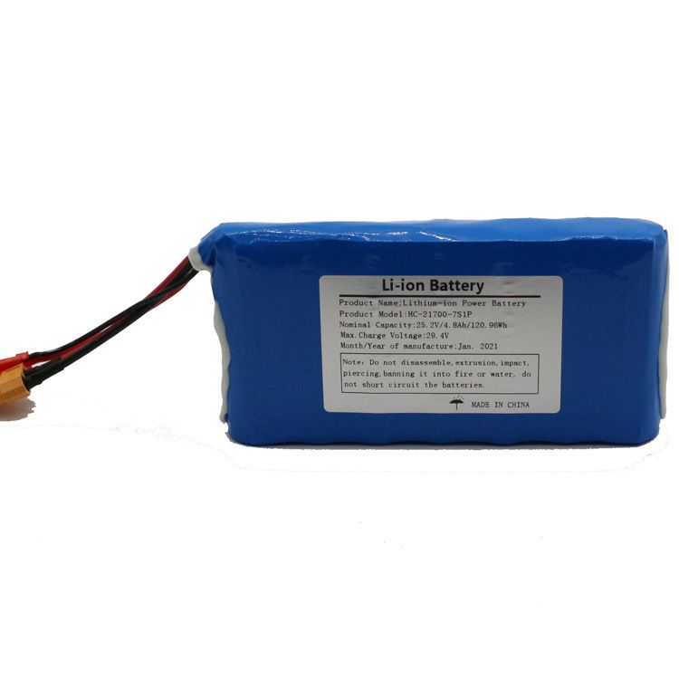 21700-7S1P-25.2V Hoogcapaciteitsaccupakket - Lichtgewicht Li-Ion skateboard energieoplossing met robuuste veiligheidskenmerken