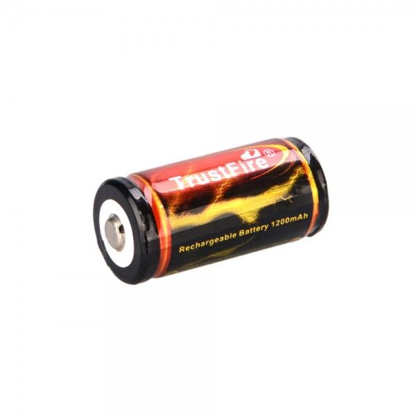 Trustfire 18350 3.7V Lithium-accu 1200mAh Oplaadbaar Langdurig Vermogen voor Geavanceerde Zaklampen en Elektronica