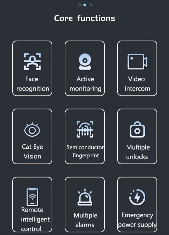 Tuya Wifi 3D Gezichtsherkenning Slim Deurslot Ingebouwde Camera Huisbeveiliging Intelligente Vingerafdruk