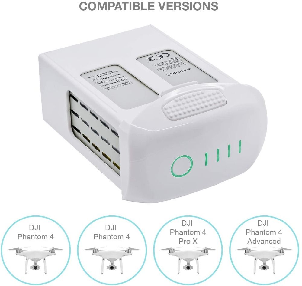 DJI Phantom 4 Series 15.2V 5870mAh Li-Po Accu Hoge Capaciteit Lichtgewicht Snel Opladen voor FPV-Quadcopter