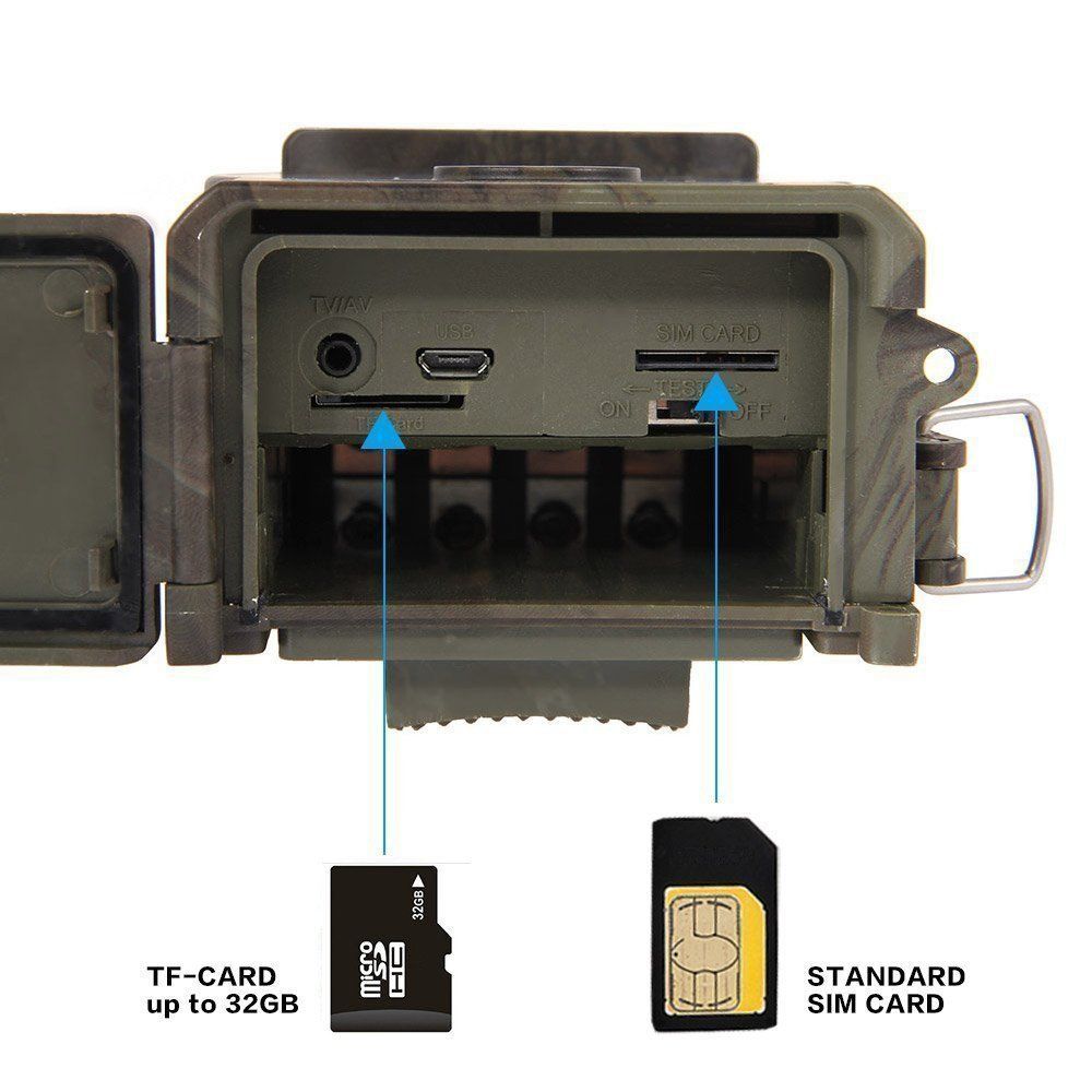 HC-300M 12MP Nachtzicht jachtcamera met 1080P video mogelijkheid en infrarood voor wildmonitoring