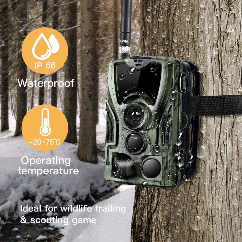 HC801M Wildcamera 20MP 1080P Nachtzicht Perfect voor wildfotografie en dierobservatie