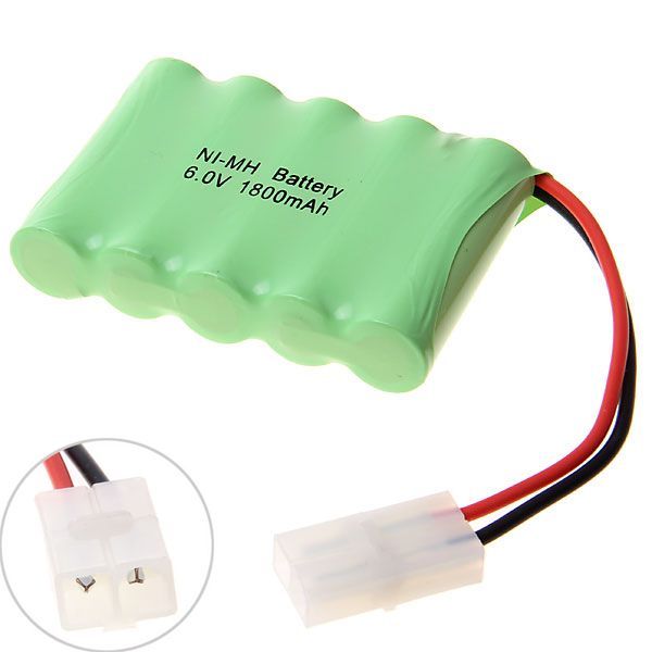 6V AA 1800mAh Ni-MH oplaadbaar batterijpak, hoogcapaciteits milieuvriendelijke batterij voor speelgoed en elektronica