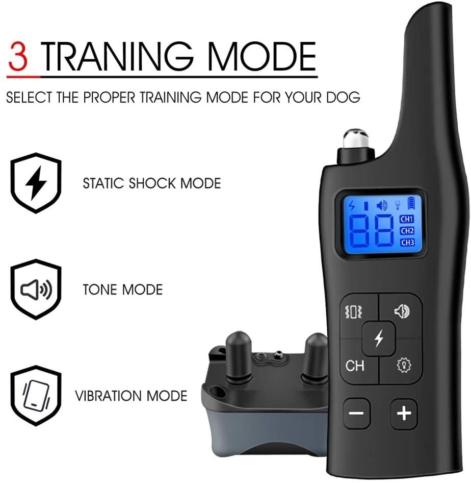 NIEUWE 800m Elektrische Hondentrainingshalsband met 3 Trainingsmodi voor Veilige Huisdierentraining Perfect voor Alle Hondenmaten
