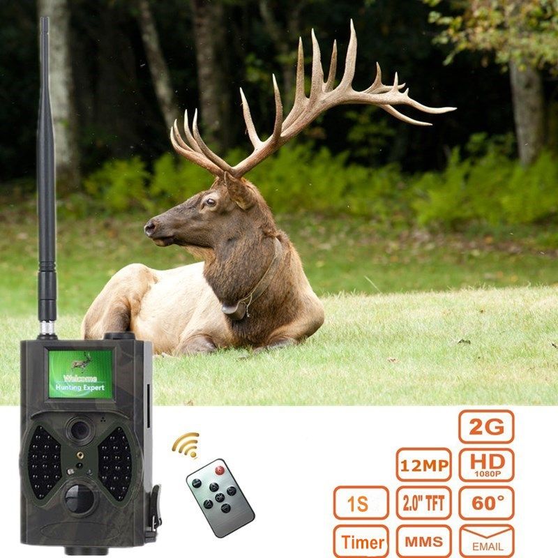 HC-300M 12MP Nachtzicht jachtcamera met 1080P video mogelijkheid en infrarood voor wildmonitoring