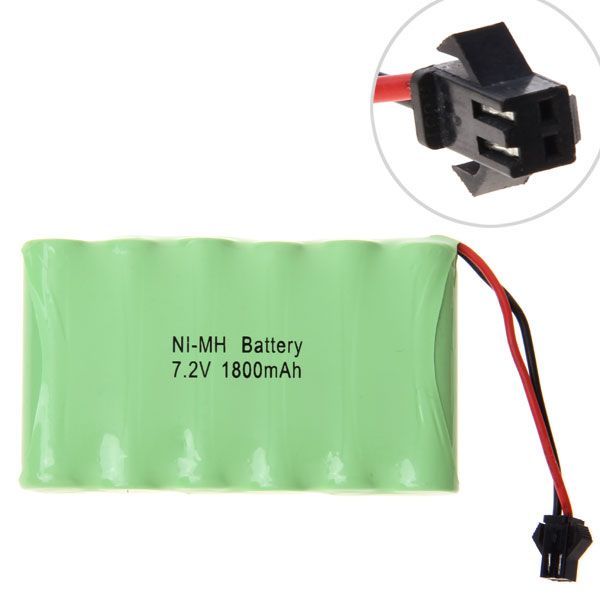 7.2V AA 1800mAh Ni-MH Oplaadbare Batterij voor Drones Milieuvriendelijk Langdurige Kracht Geen Geheugeneffect