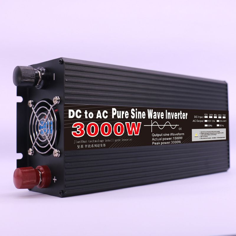 Zuivere sinusomvormer 3000W tot 8000W voor camper DC 12V 24V naar AC 110V 220V Hoogwaardig compact energiesysteem