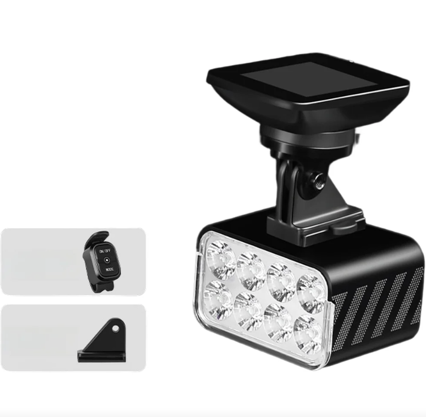Draadloze afstandsbediening hefbare fietskoplamp 1800 lumen