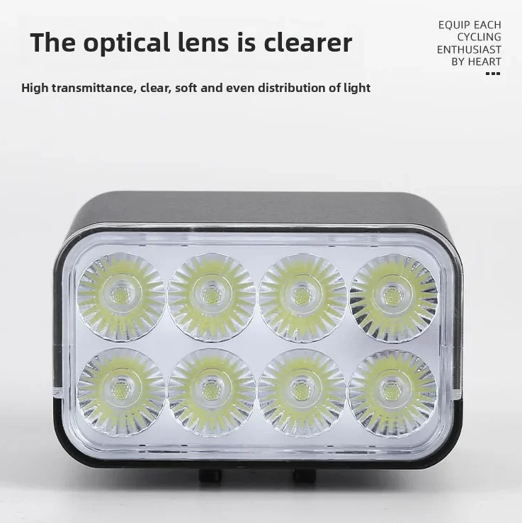 Draadloze afstandsbediening hefbare fietskoplamp 1800 lumen