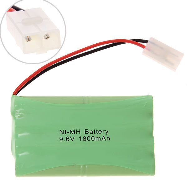 Milieuvriendelijke 9,6V AA 1800mAh Ni-MH oplaadbare batterij voor gamecontrollers en huishoudelijke apparaten