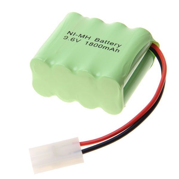 9.6V AA 1800mAh Ni-MH oplaadbare batterij Milieuvriendelijk Langdurig voor camera's en gamecontrollers