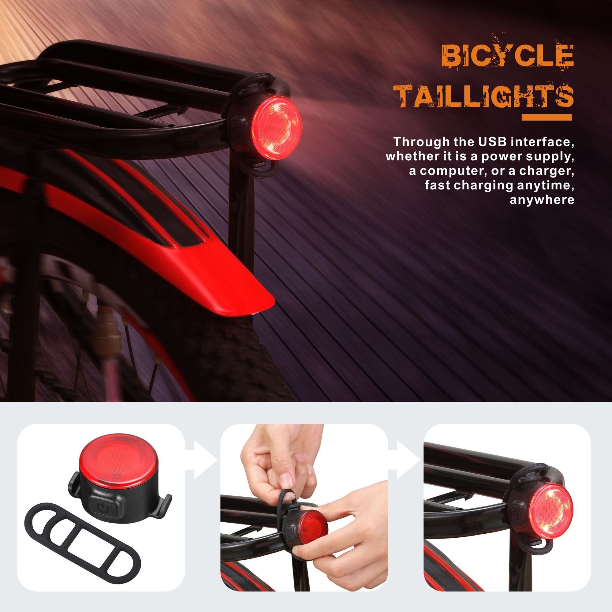 NiteBeam BR05 Fietsverlichting 5000 Lumen USB Oplaadbaar Essentiële Veiligheidsuitrusting voor het Fietsen met Powerbankfunctionaliteit