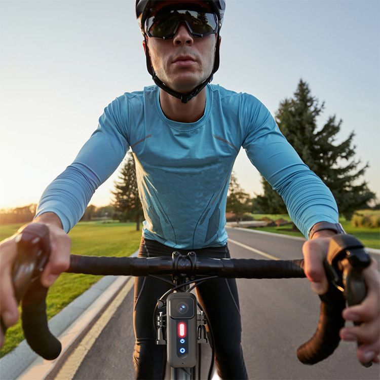 1080P Fietsrecorder Fietsachterlicht Multifunctionele Camera voor Fietsvlogs en Fietsveiligheid HD Video-opname
