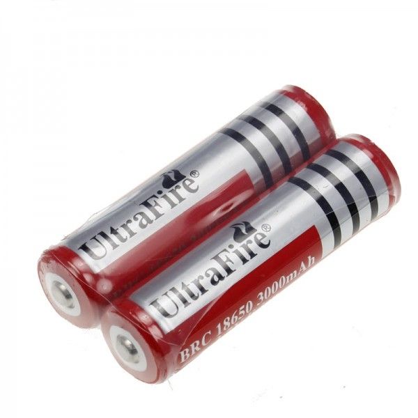 UltraFire BRC 3000mAh 3.7V 18650 Oplaadbare batterij met hoge capaciteit voor zaklampen en gadgets, milieuvriendelijk