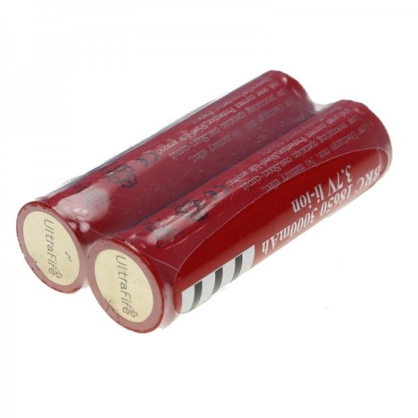 UltraFire BRC 3000mAh 3.7V 18650 Oplaadbare batterij met hoge capaciteit voor zaklampen en gadgets, milieuvriendelijk