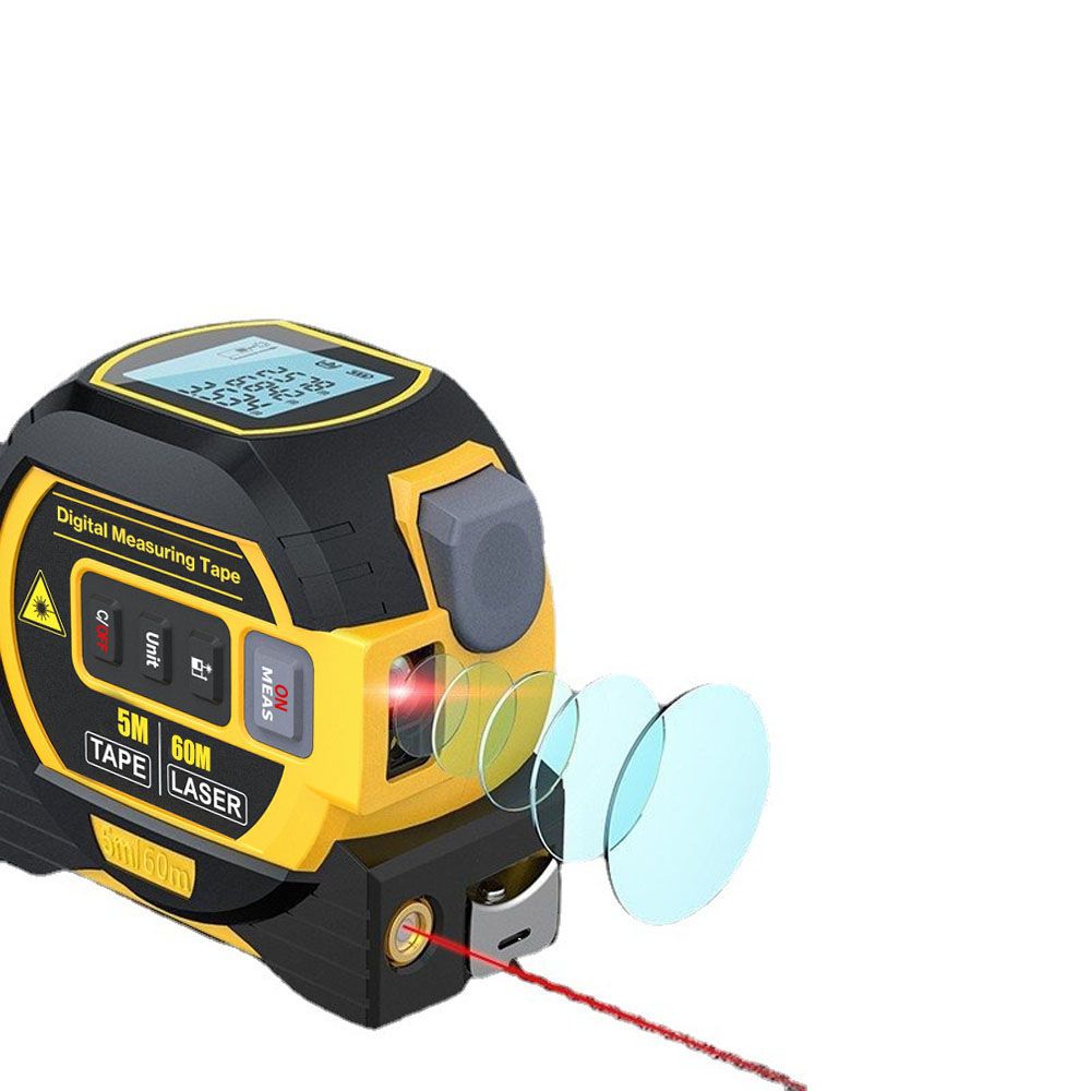 3 in 1 Laser Afstandsmeter Meetlint met LCD-scherm met Achtergrondverlichting voor Architecten Gereedschap voor Huisverbetering