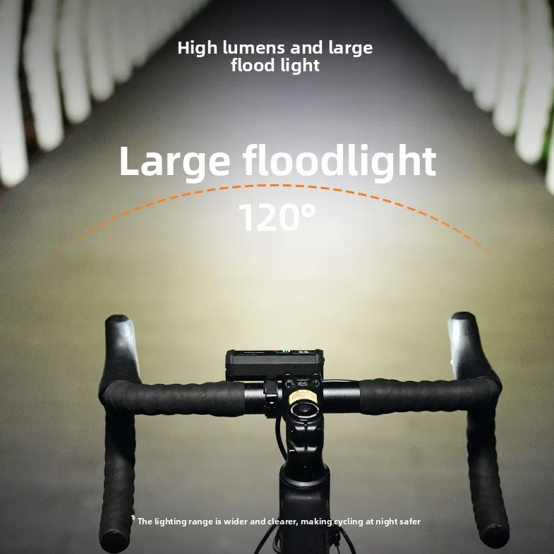 ACRUNU LED-fietslamp USB oplaadbaar fietslicht - 4 modi fietskoplamp