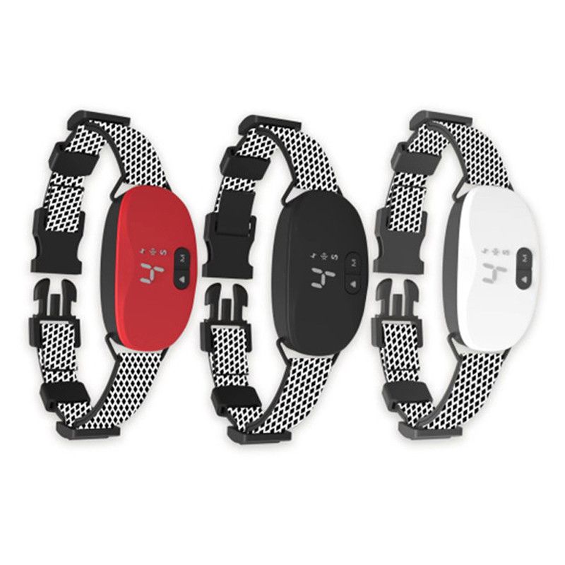 Automatische anti-blaf hondenhalsband oplaadbaar effectieve hondentrainingshalsband waterdicht dubbele trainingsmodi