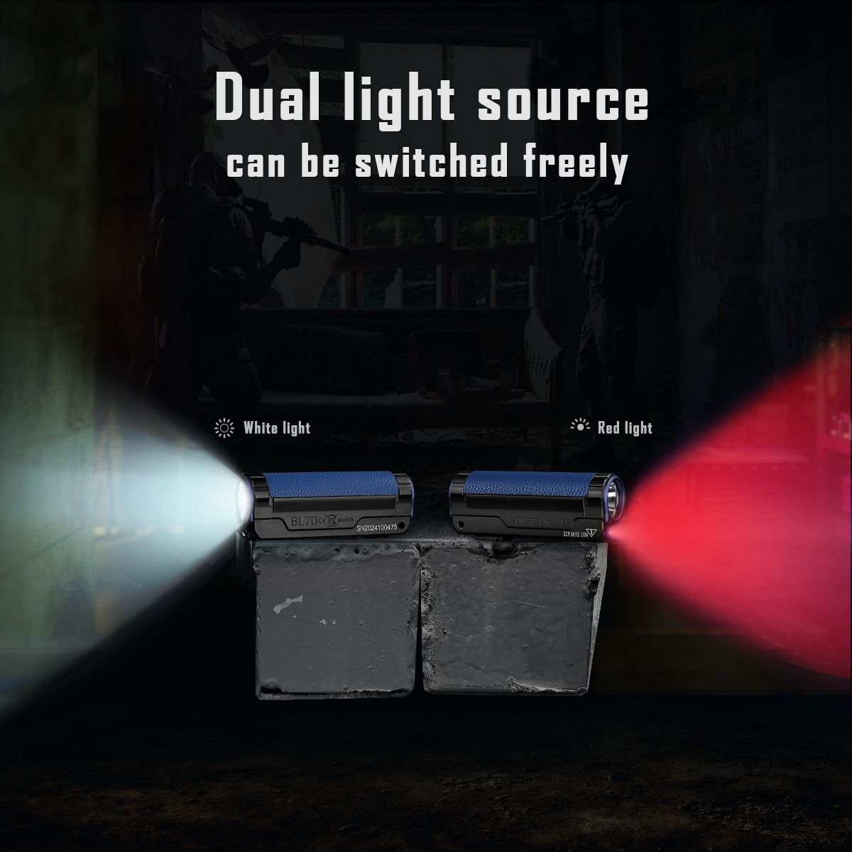 IMALENT BL70 6000 Lumen Type-C Oplaadbare LED EDC Zaklamp
