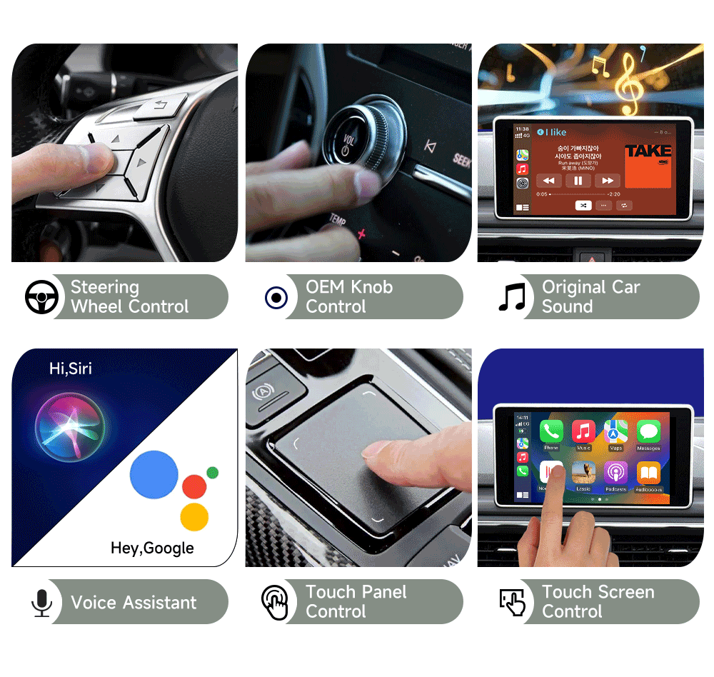 CarlinKit 2air 5.0 Draadloze Adapter CarPlay Android Auto Naadloze Integratie Cross-Platform Compatibiliteit