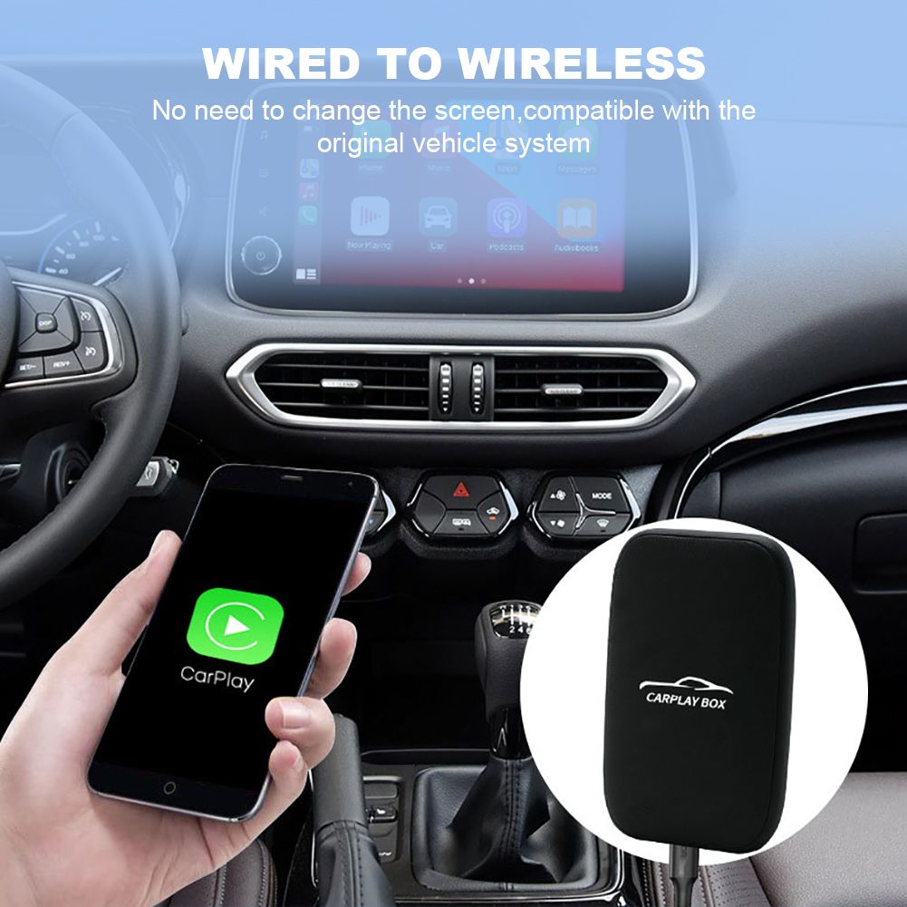 Carplay Box Draadloze Android Auto Adapter met Netflix en YouTube voor het ultieme in-car entertainment apparaat