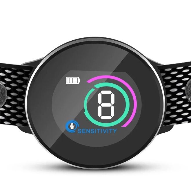 Slimme automatische anti-blaf halsband voor honden, oplaadbaar ontwerp met intelligente blafherkenning, humane oplossing