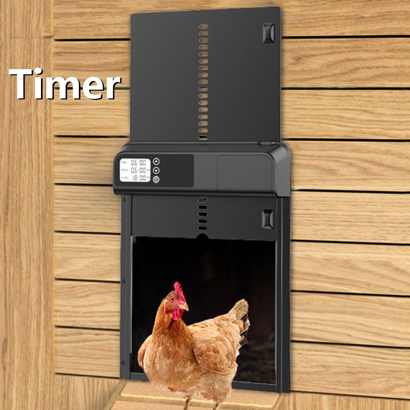 Timer Automatische Kippenhok Deurmotor Eenvoudige Installatie Weerbestendig Intelligent Pluimveebeheer