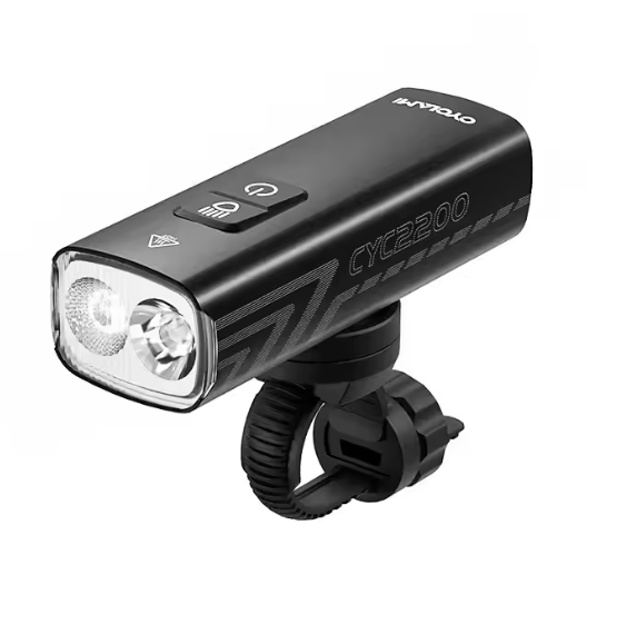 CYCLAMI Fietskoplamp BR2000 Fietsvoorlicht Type-C MTB Weg Highlight Lamp Stuur Fietsverlichting