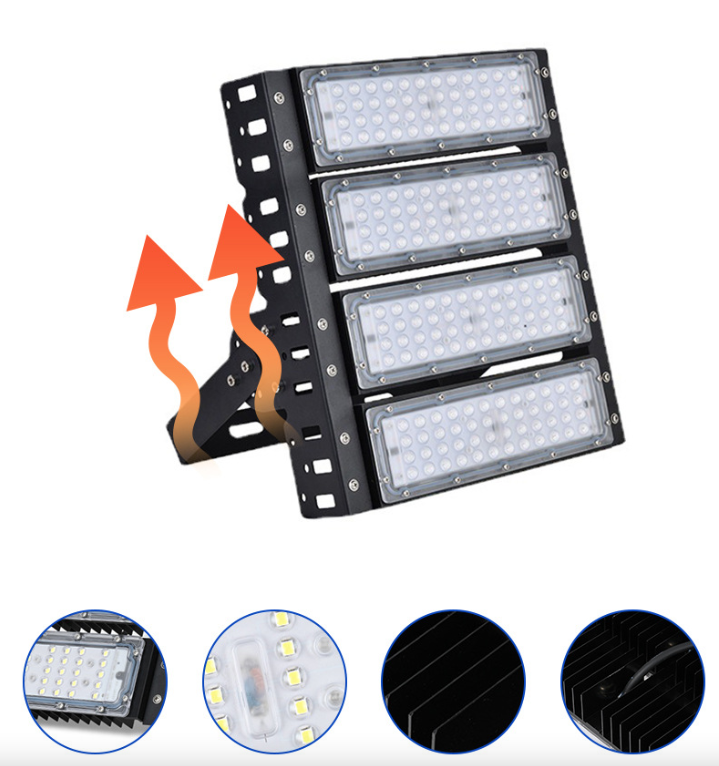LED-module tunnellamp buiten waterdicht hoge paal stadionlamp 200W hoog vermogen technische module schijnwerper