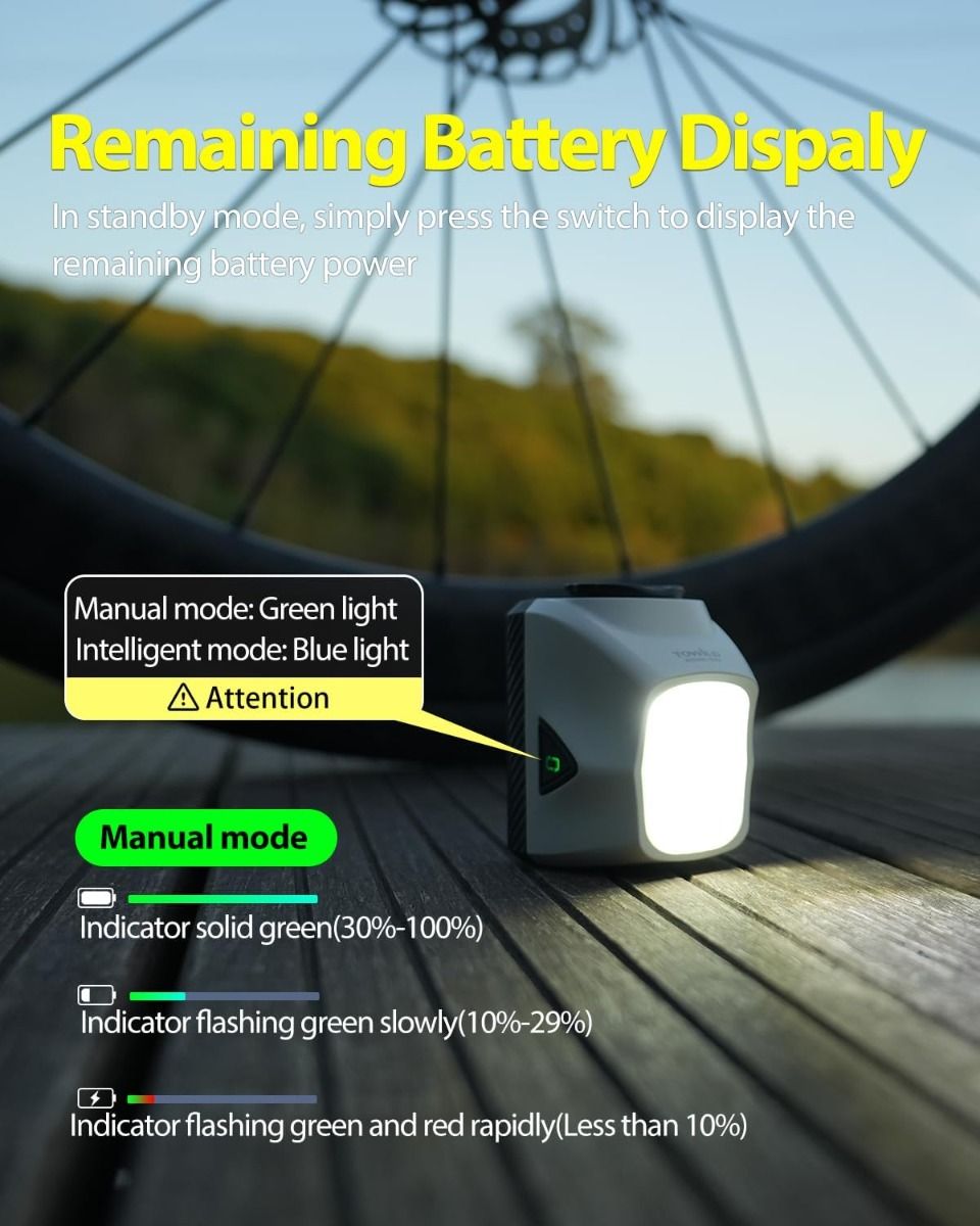 TOWILD DLite 1700 USB oplaadbaar fietslamp 1900 lumen waterdichte koplamp fietsen DL1700 fietsverlichting