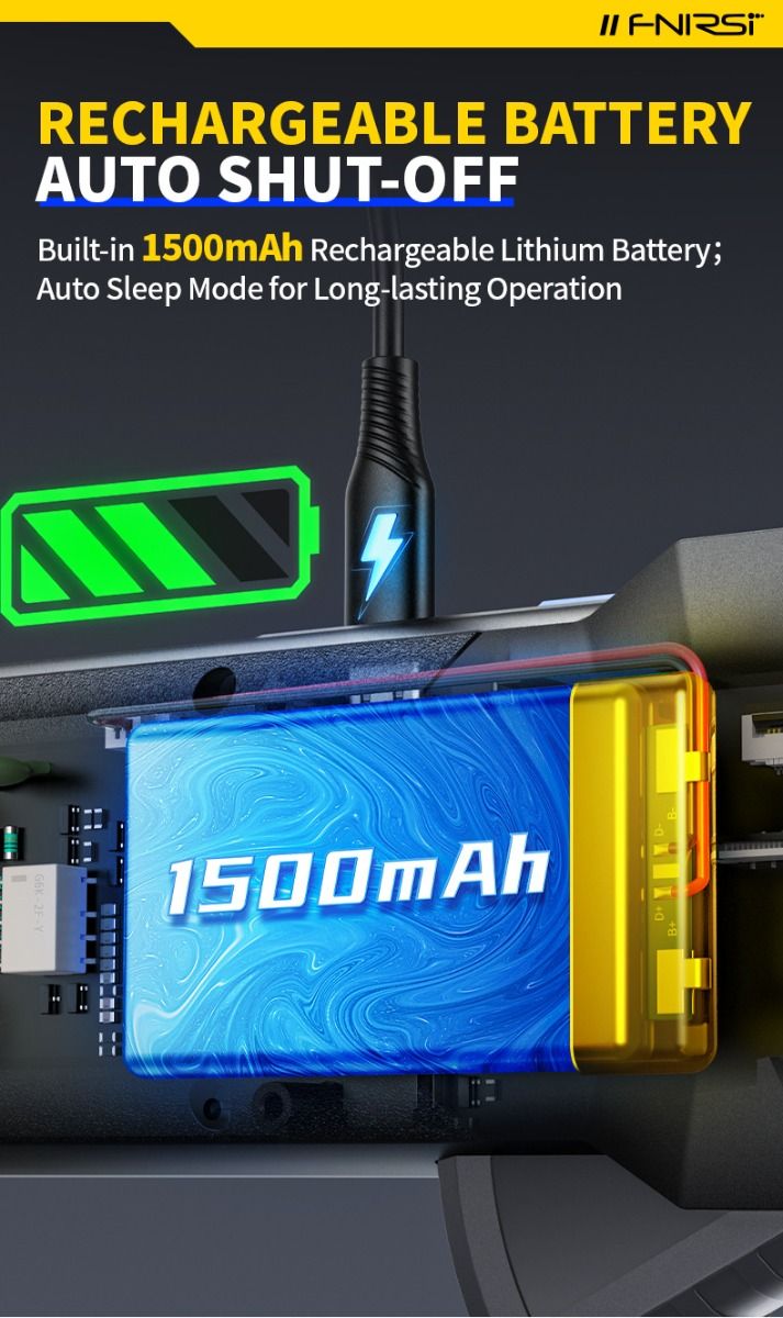 FNIRSI DMC-100 Stroomtang Multimeter, Volledig Automatisch, Intelligent, Hoge Precisie, Universele Meter, Meet NCV, AC/DC Spanning en Stroom, Continuïteit, Capaciteit, Diode, Weerstand, Temperatuur