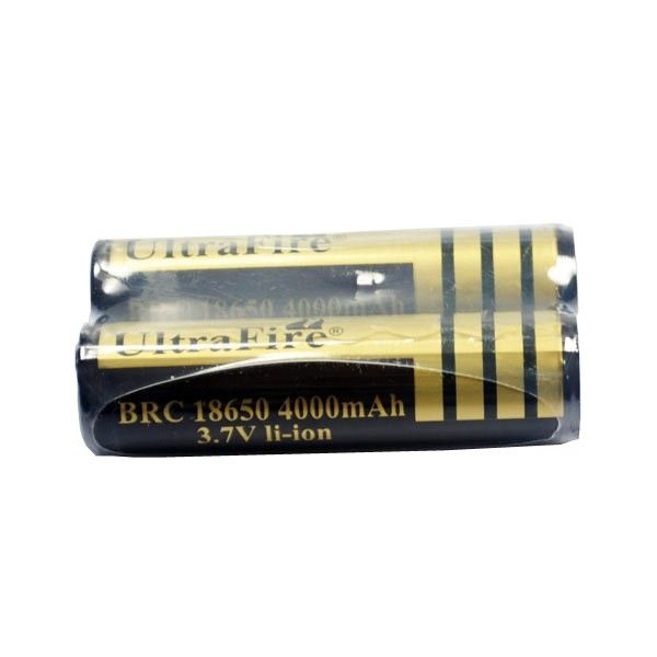 Ultrafire BRC 4000mAh 3.7V Li-ion oplaadbare batterijen met hoge capaciteit en snel opladen voor fotografie en wandelen