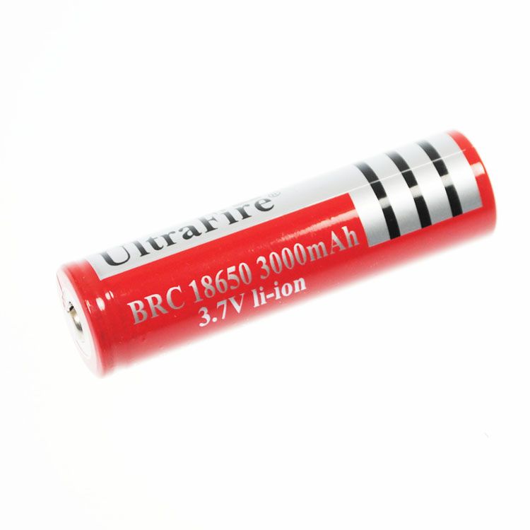UltraFire BRC 3000mAh 3.7V Li-ion Oplaadbare Batterij - Langdurige Stroom voor Zaklampen en Camera's