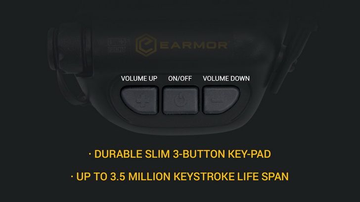 EARMOR M32 MOD1 Schietoorkappen Tactische Headset Gehoorbescherming met Ruisonderdrukkingstechnologie